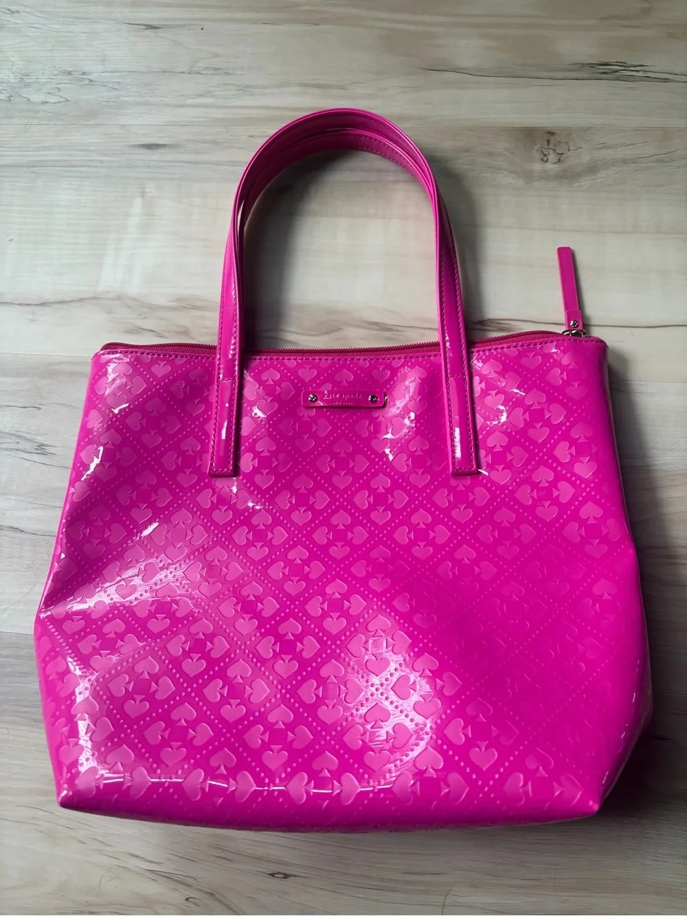 kate spade Hot Pink Patent Leather Tote